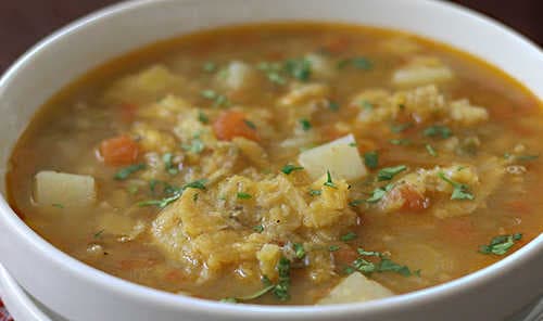 Sopa de Menudencias
