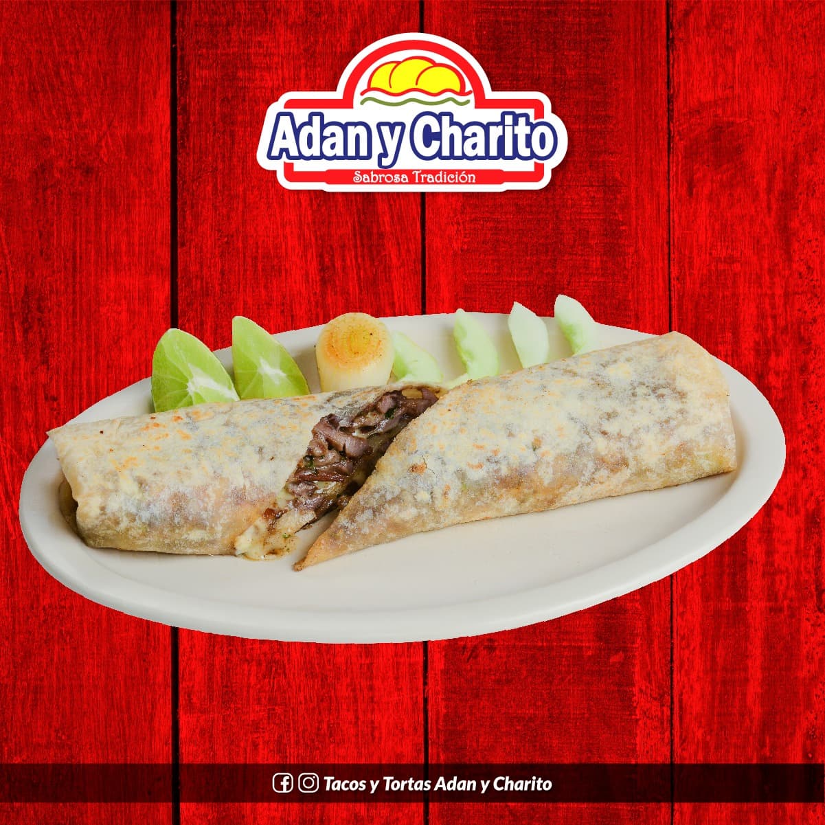 Burro de Bistec con Queso