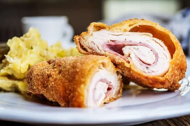 Pechuga Rellena Jamón con Queso
