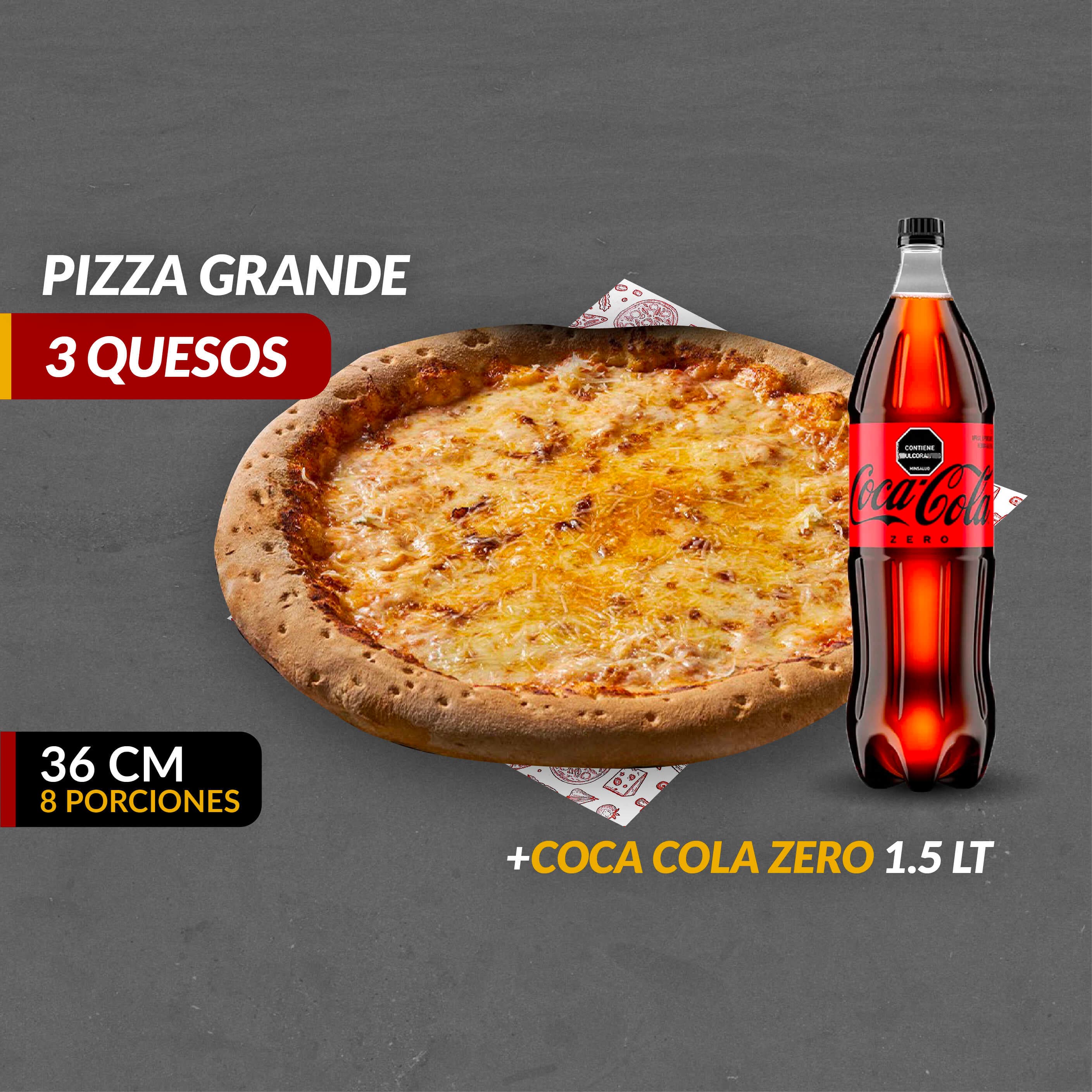 Pizza XGrande 3 Quesos