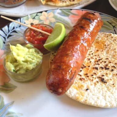 Arepa con Chorizo