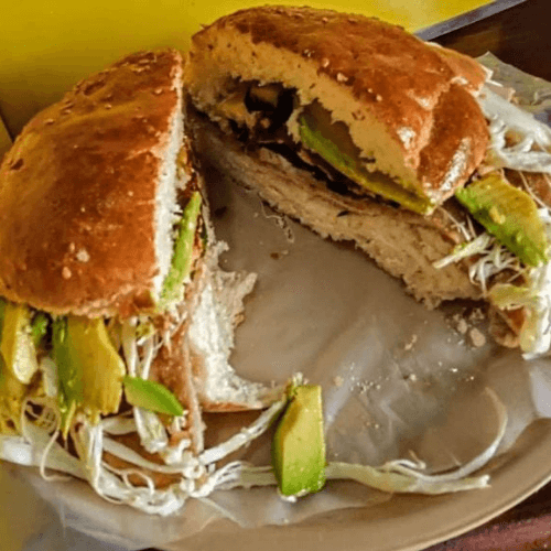 CEMITA DE MILANESA DE PUERCO