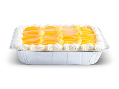 Pastel Tres Leches Durazno para 20 Porciones