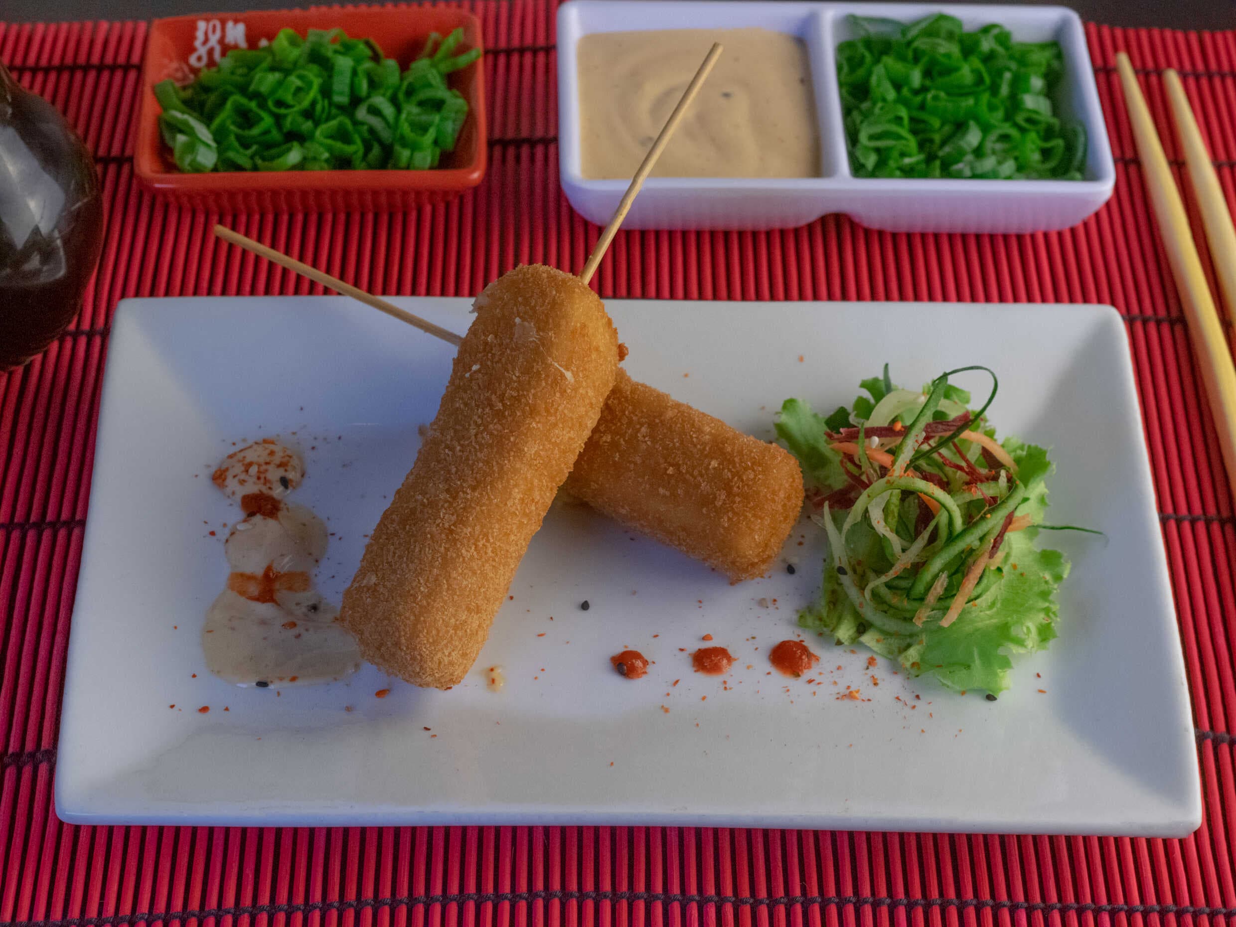 Kushiages de Queso