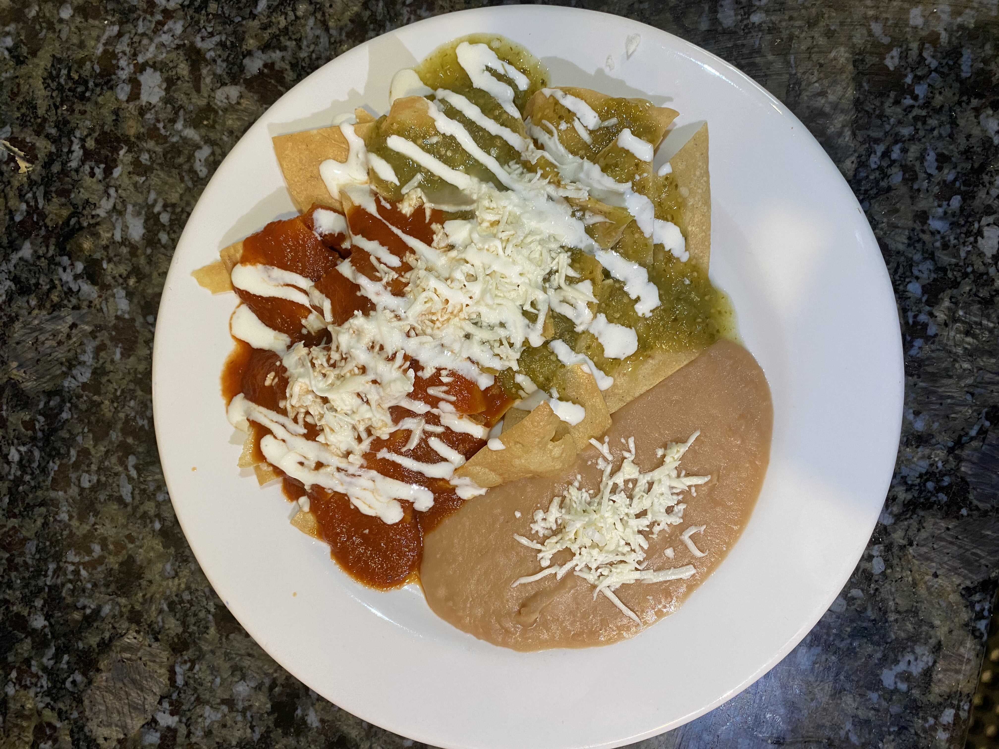 Chilaquiles Verdes o Rojos