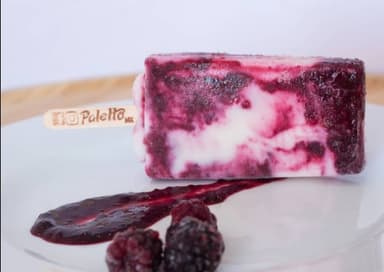 Paletta De Yogurth orgánico y Zarzamoras