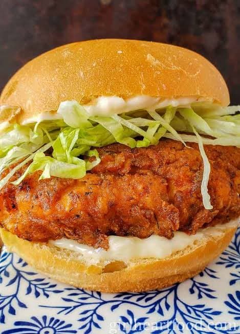 Crispy chiken burger
