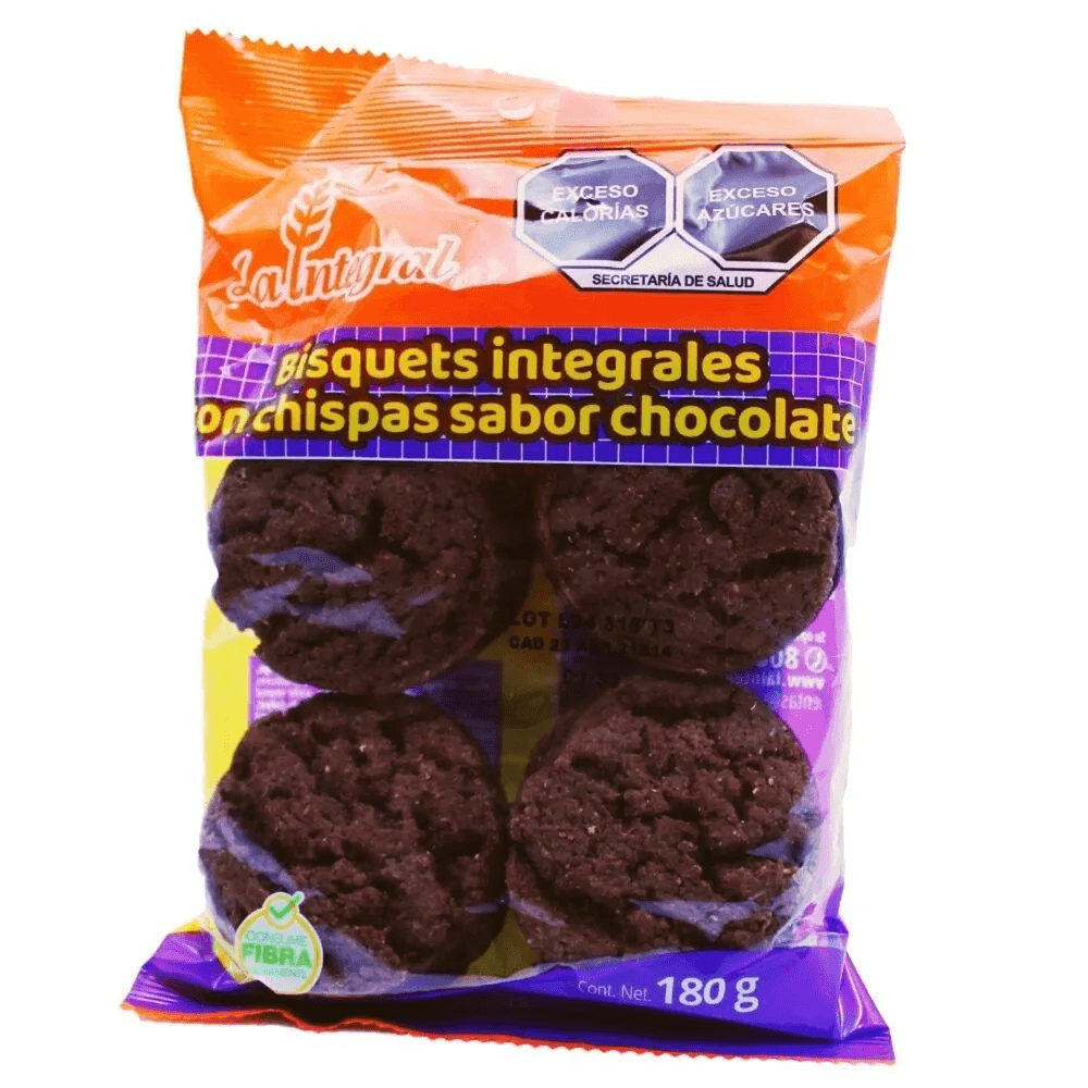 BISQUET DE CHOCOLATE LA INTEGRAL 180GR .