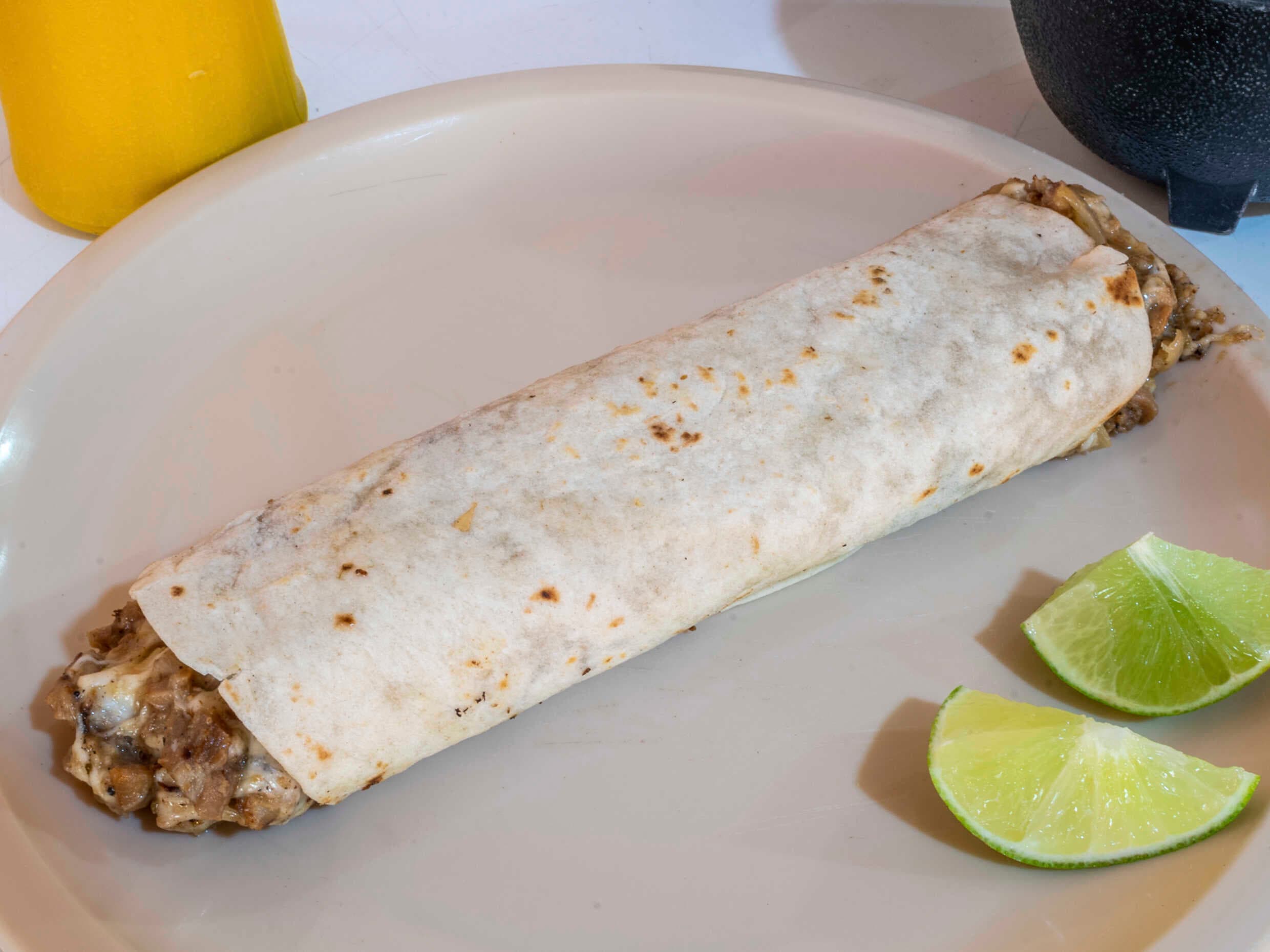 TACO ARABE CON QUESO
