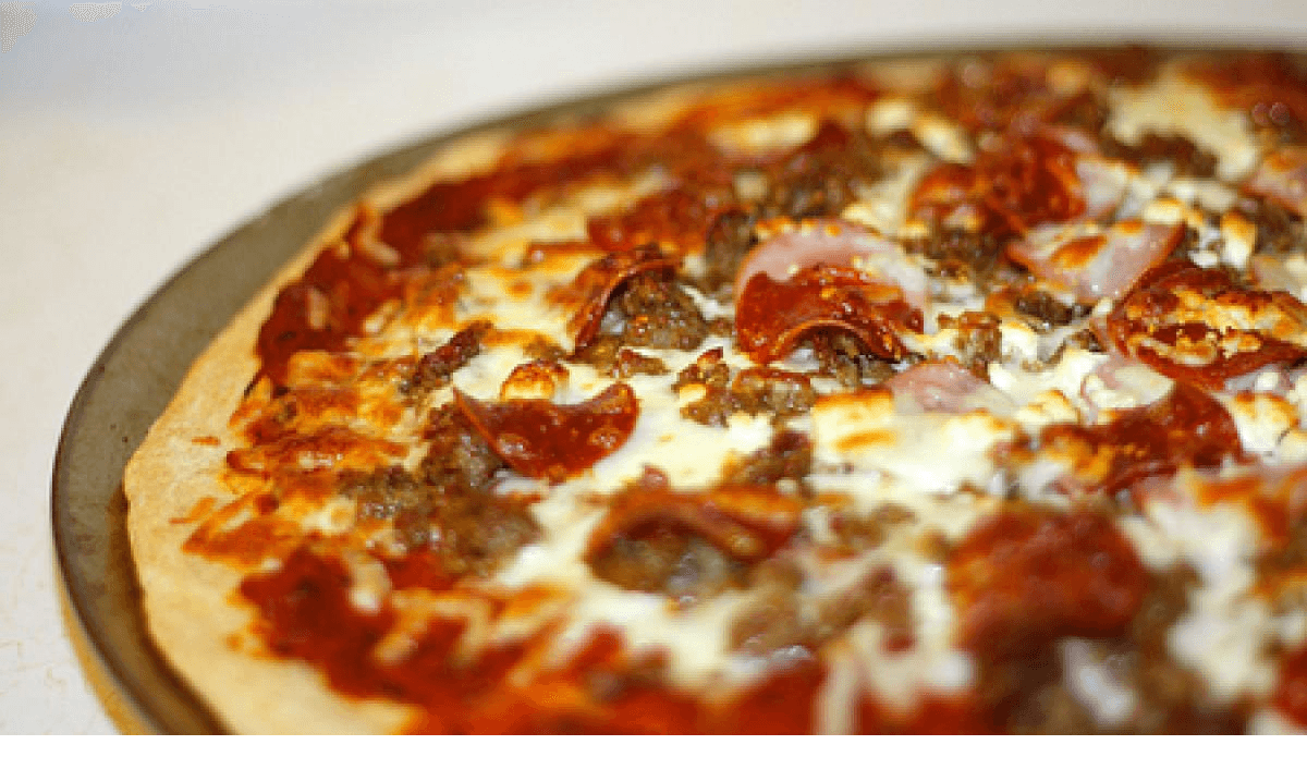 Pizza de la casa.