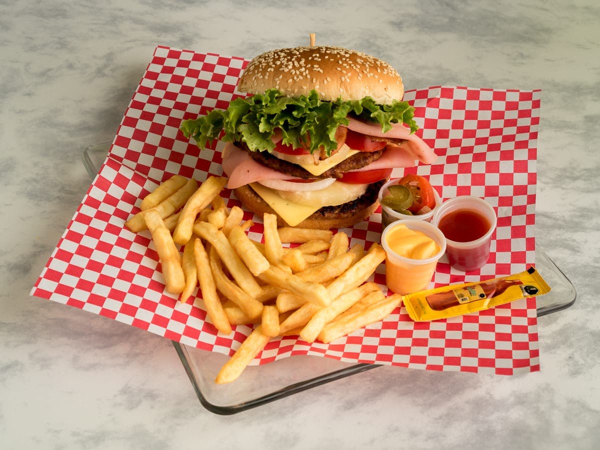 Hamburguesota con Papas