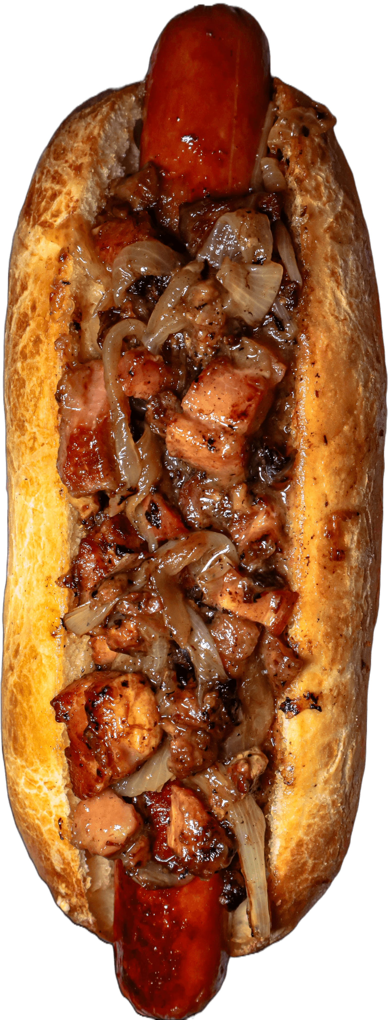 Hot Dog con Tocino