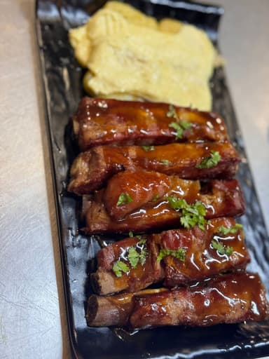 Costillas a la BBQ