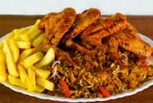 Combo-Chow Fan + Papas y Alitas (2 a 3 Pers)