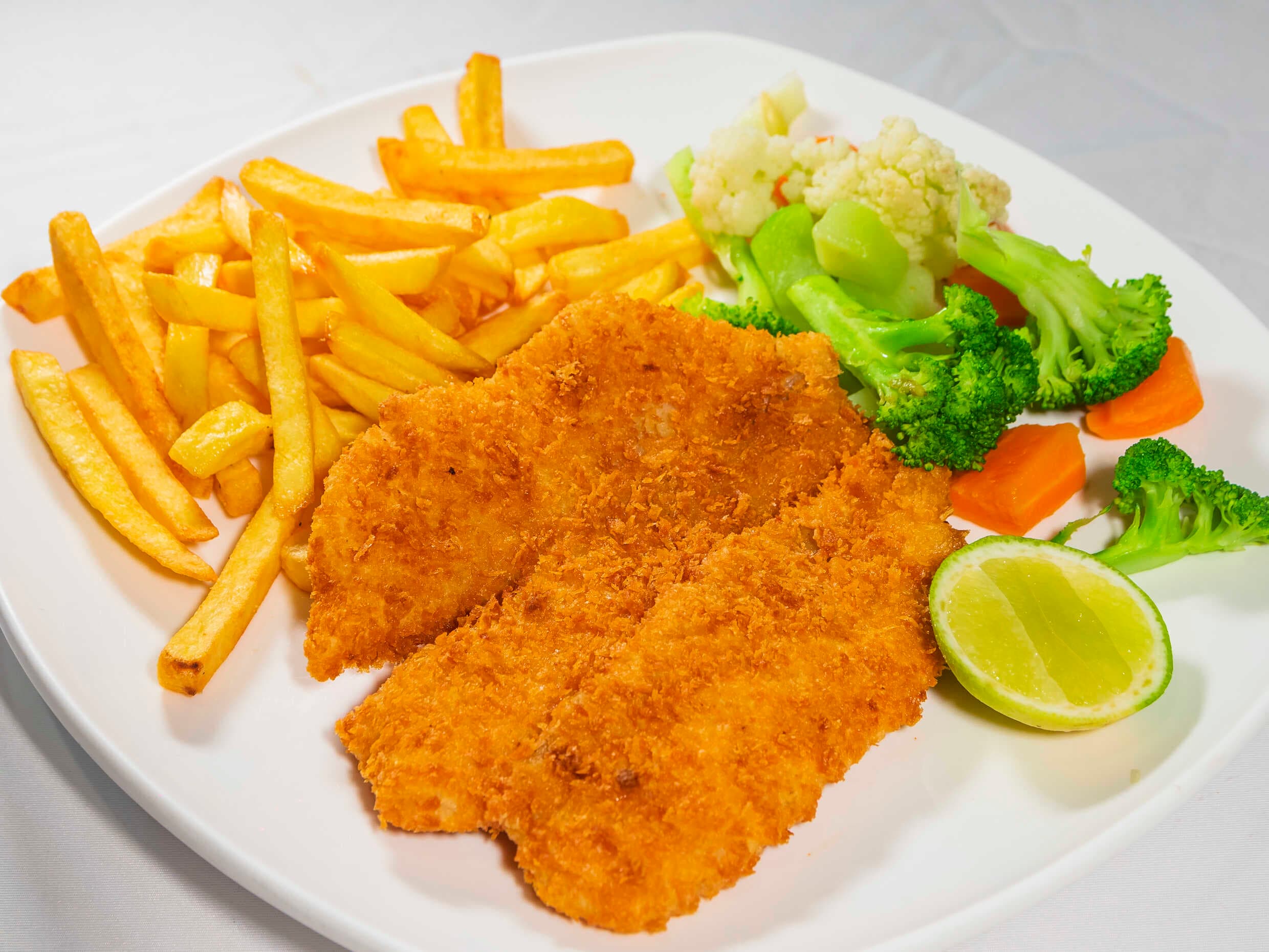 Corvina a la Milanesa