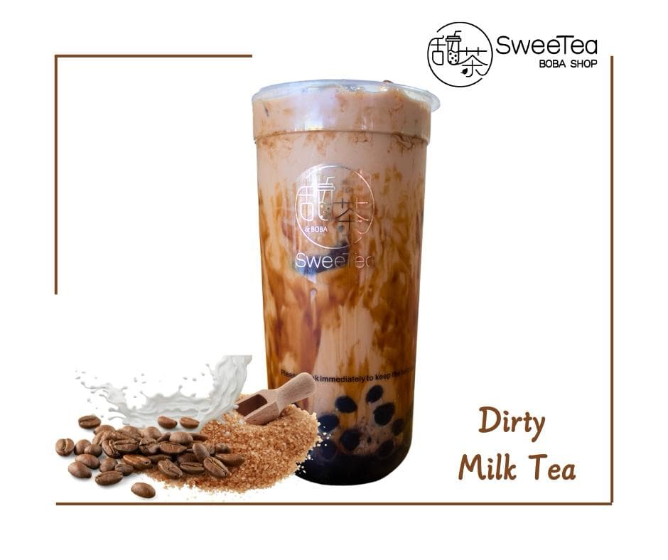 Dirty Milk Tea (no incluye boba)