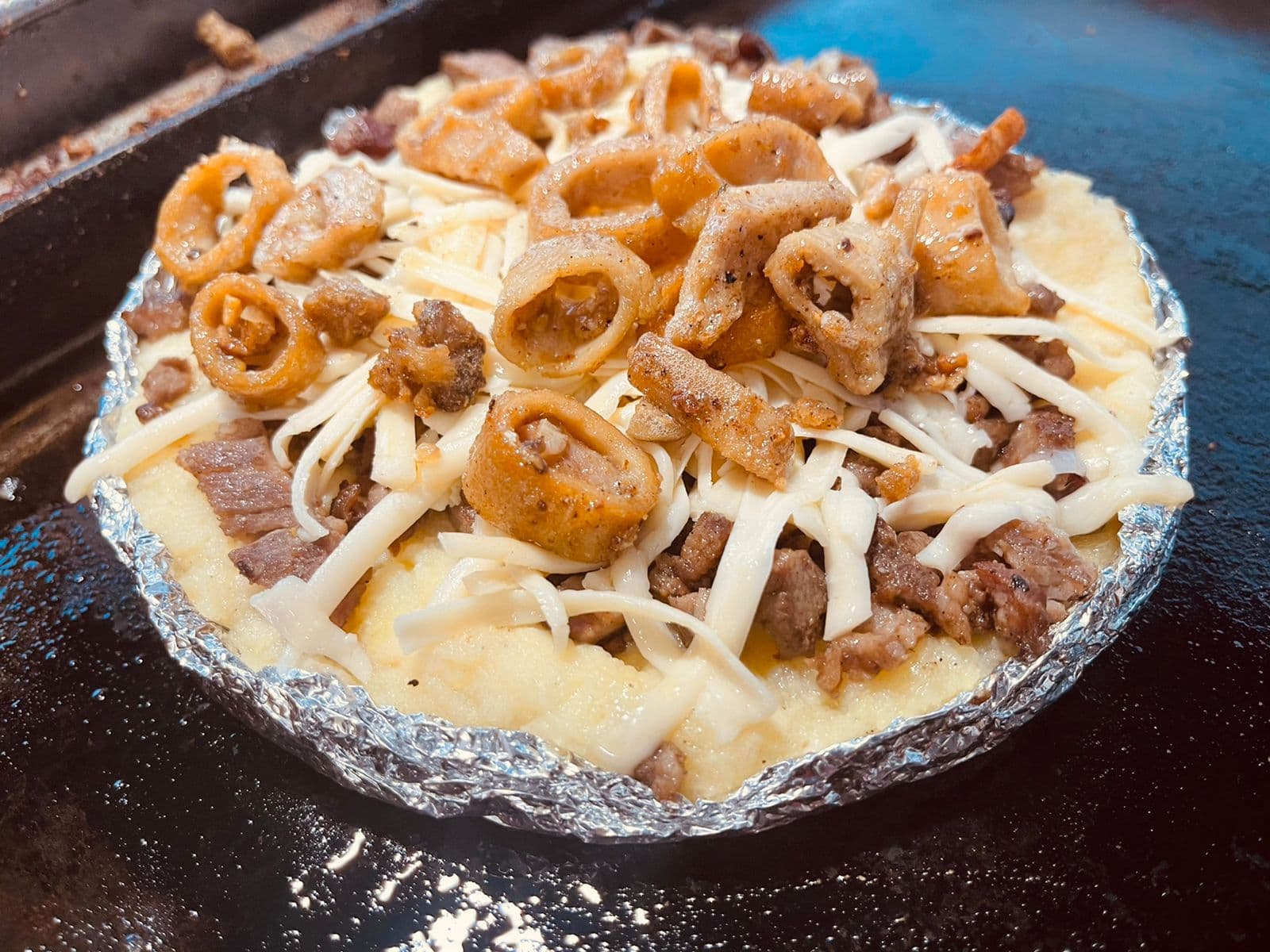 Papa Asada Tripas Asada