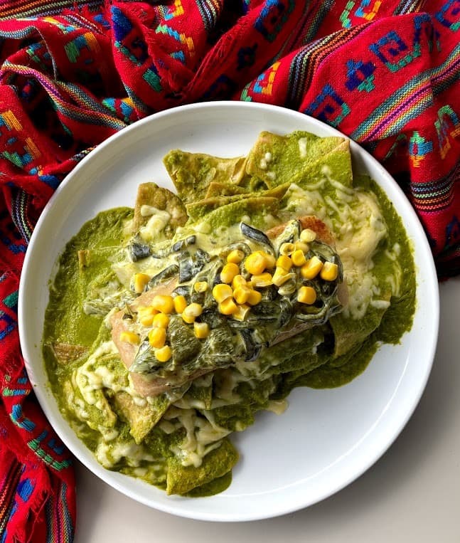 Chilaquiles poblanos
