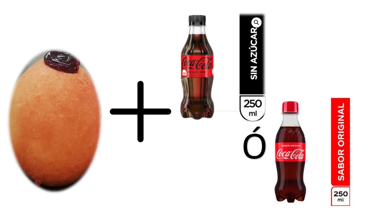 Buñuelo Tradicional más Coca-Cola 250 ml