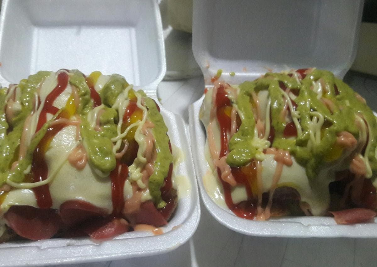 Salchipapa Gratinada