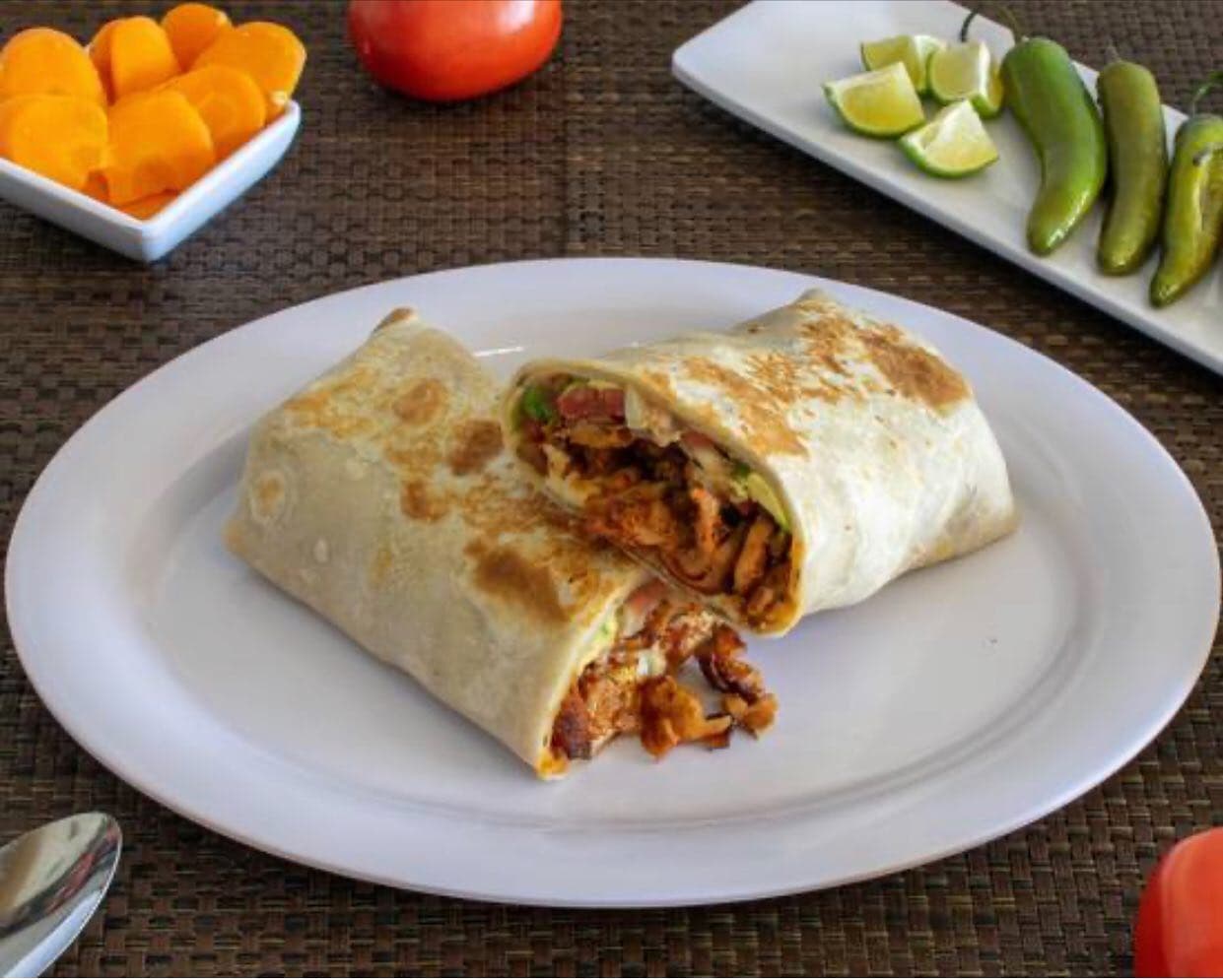 Burrito Grande de Milanesa de Pollo