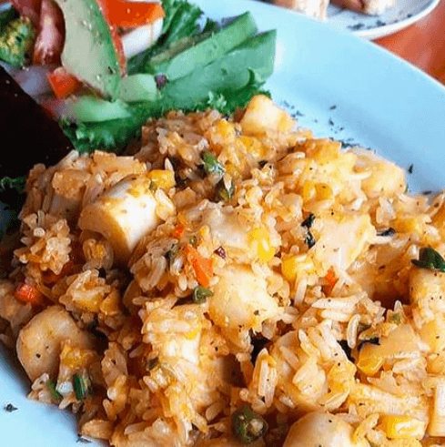 Medio de Arroz con Palmito
