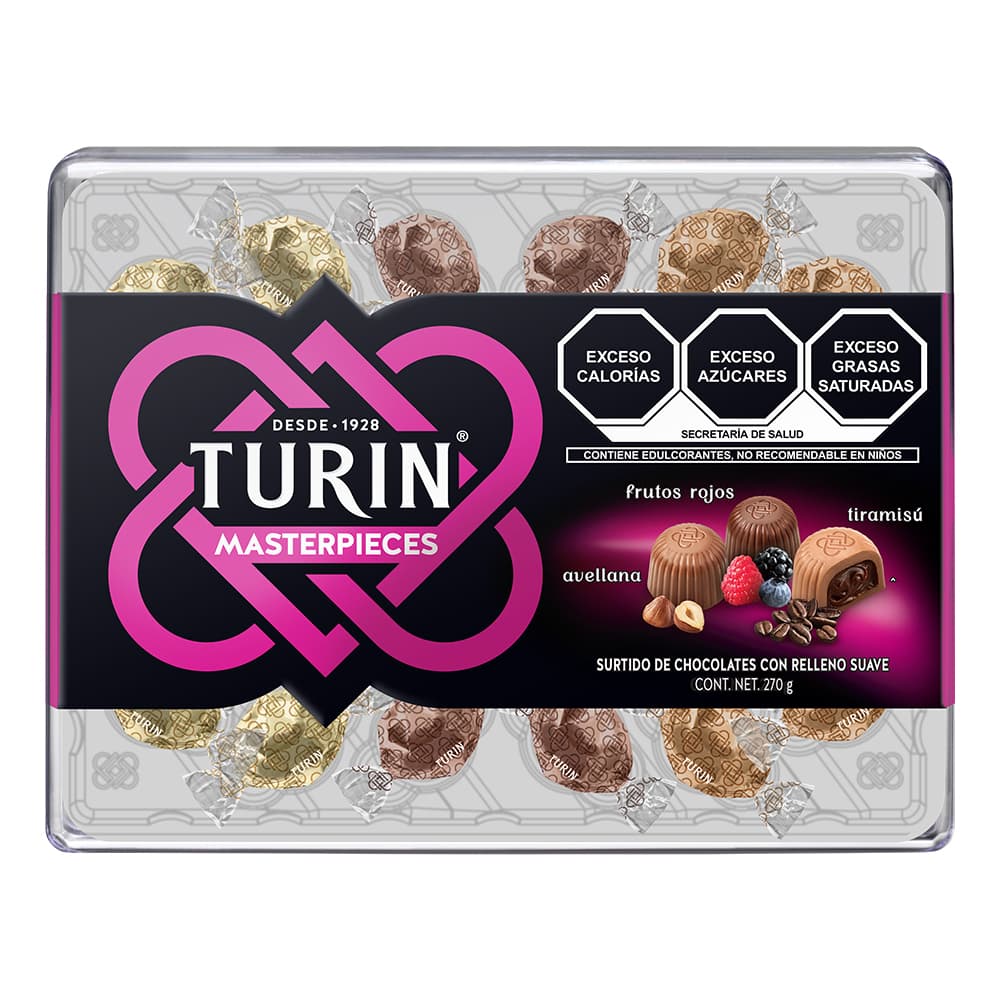 Turin Masterpieces Chocolates Estuche 270 G