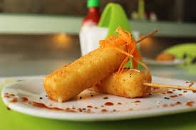 Kushiagues de Cangrejo con Queso