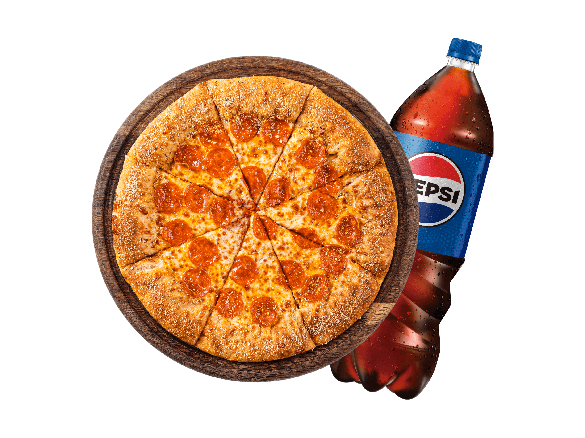 Cream Cheese Pizzas + Pepsi 2.5L