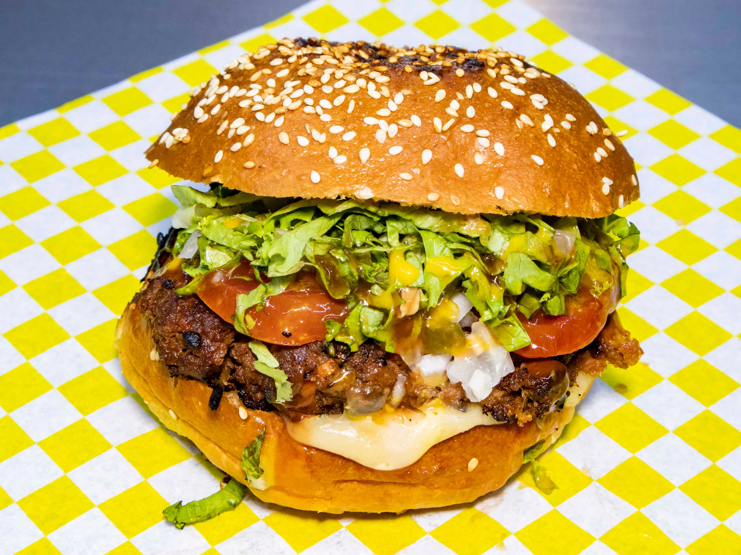 Hamburguesa de Arrachera Sencilla
