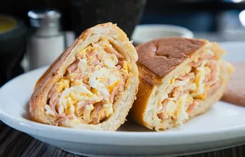 Torta Huevo con Jamón
