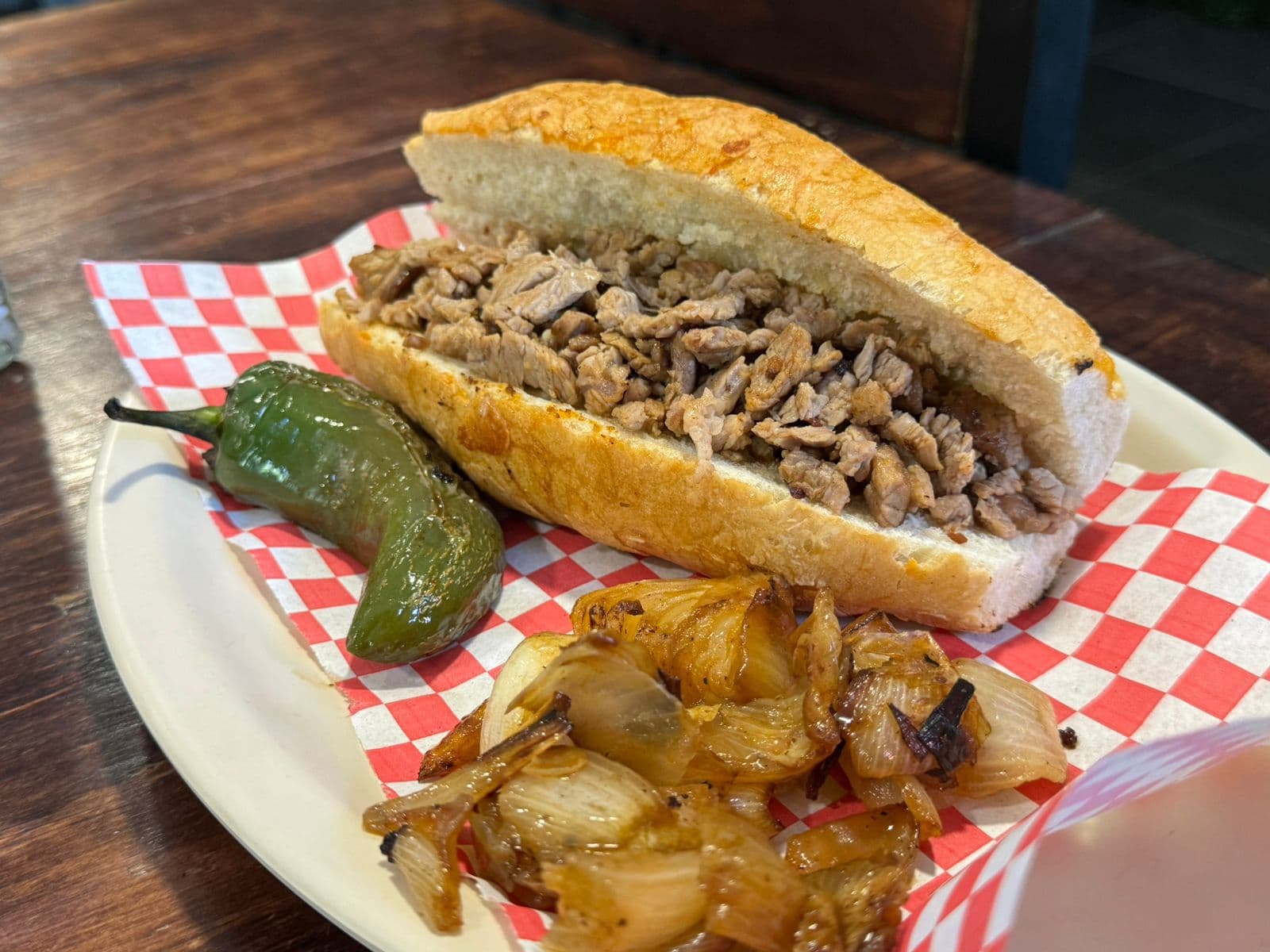 Lonche de Bistec