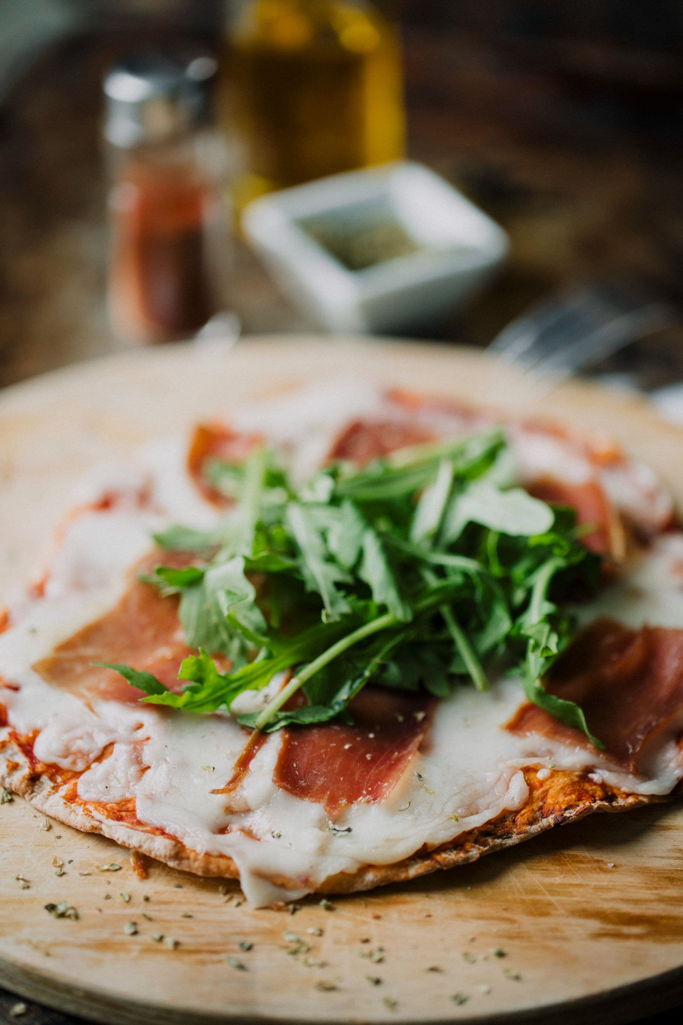Pizzeta de Prosciutto y Arúgula