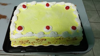 Pastel Cuadrado de Plátano con Nuez