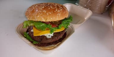 Hamburguesa doble carne sin papas