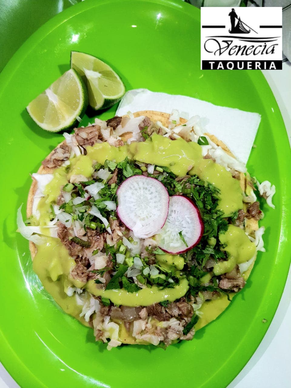 Tostada Mixta Res y Puerco