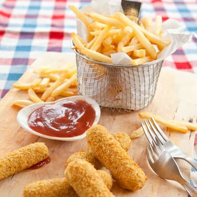 Dedos de Queso con Papas