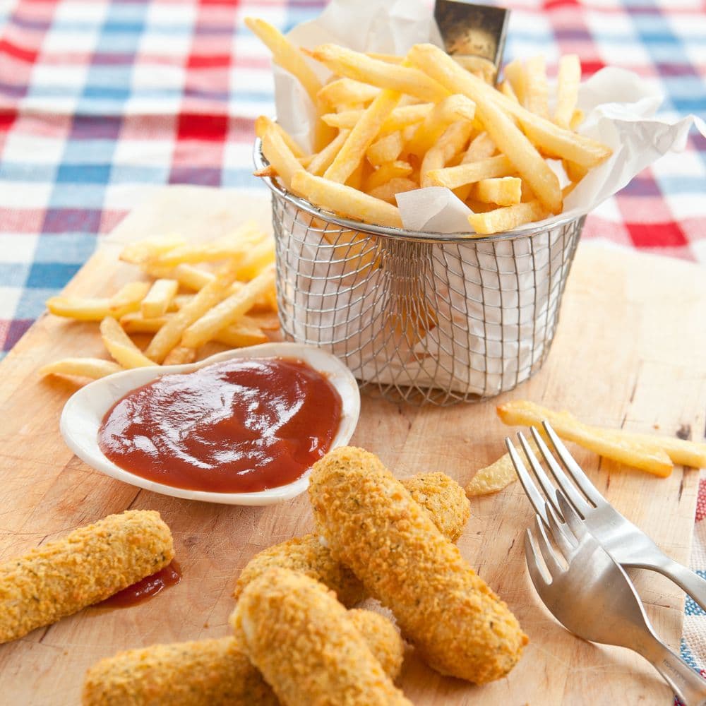 Dedos de Queso con Papas