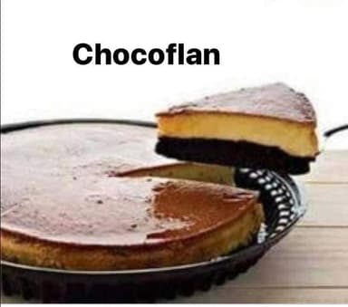 Rebanada de chocoflan