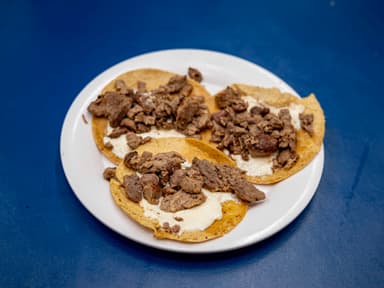 Taco de Arrachera con Queso