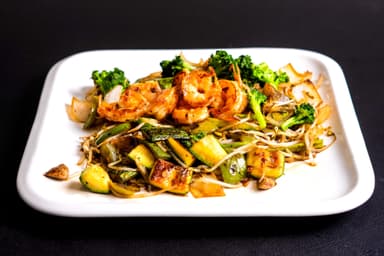 Teppanyaki con Camarón