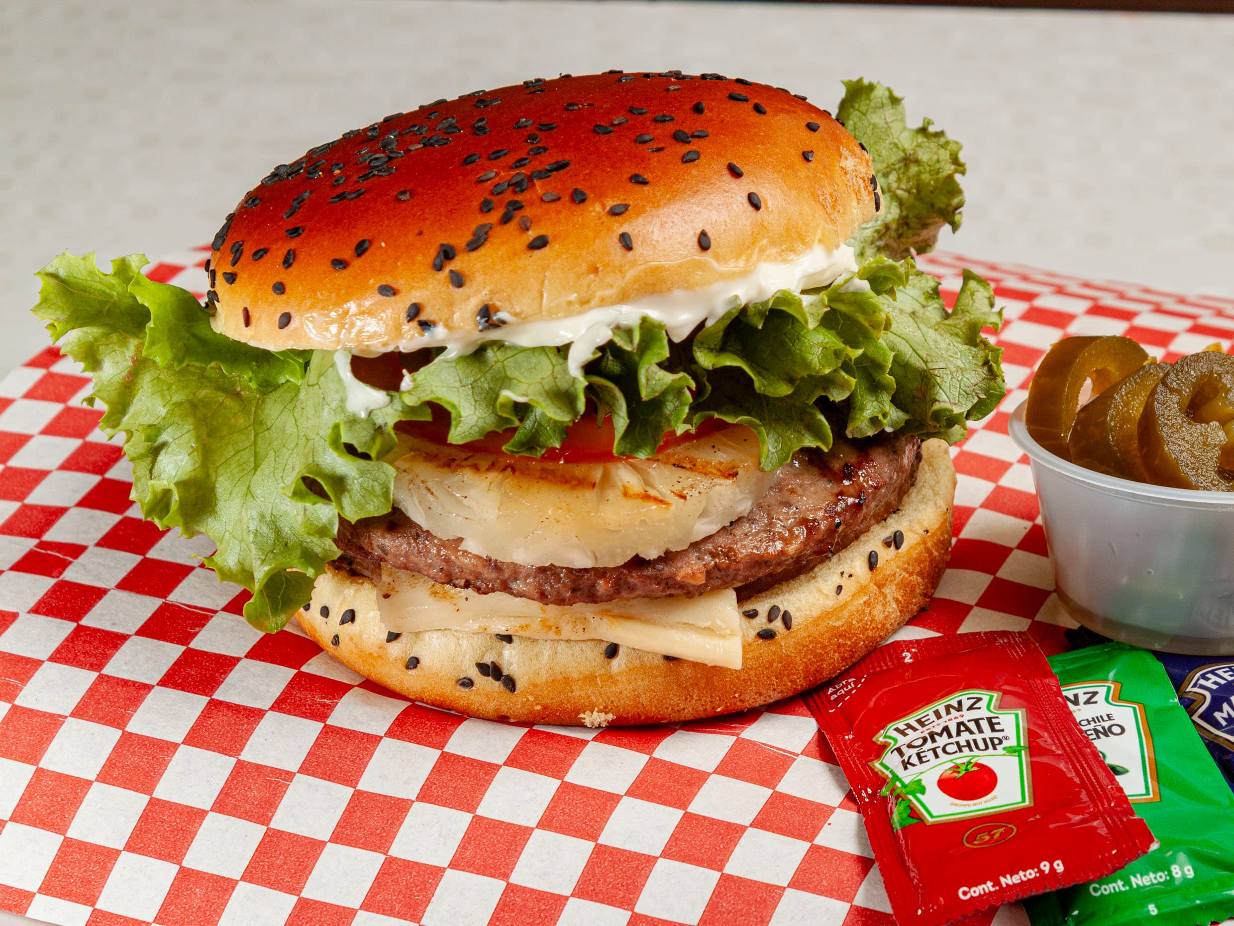 Hamburguesa Hawaiana Doble
