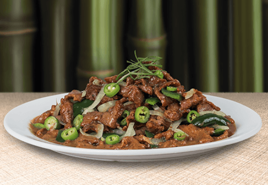 Res en Salsa de Frijol Chino