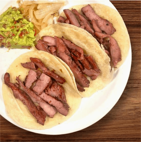 Taco de Arrachera Harina
