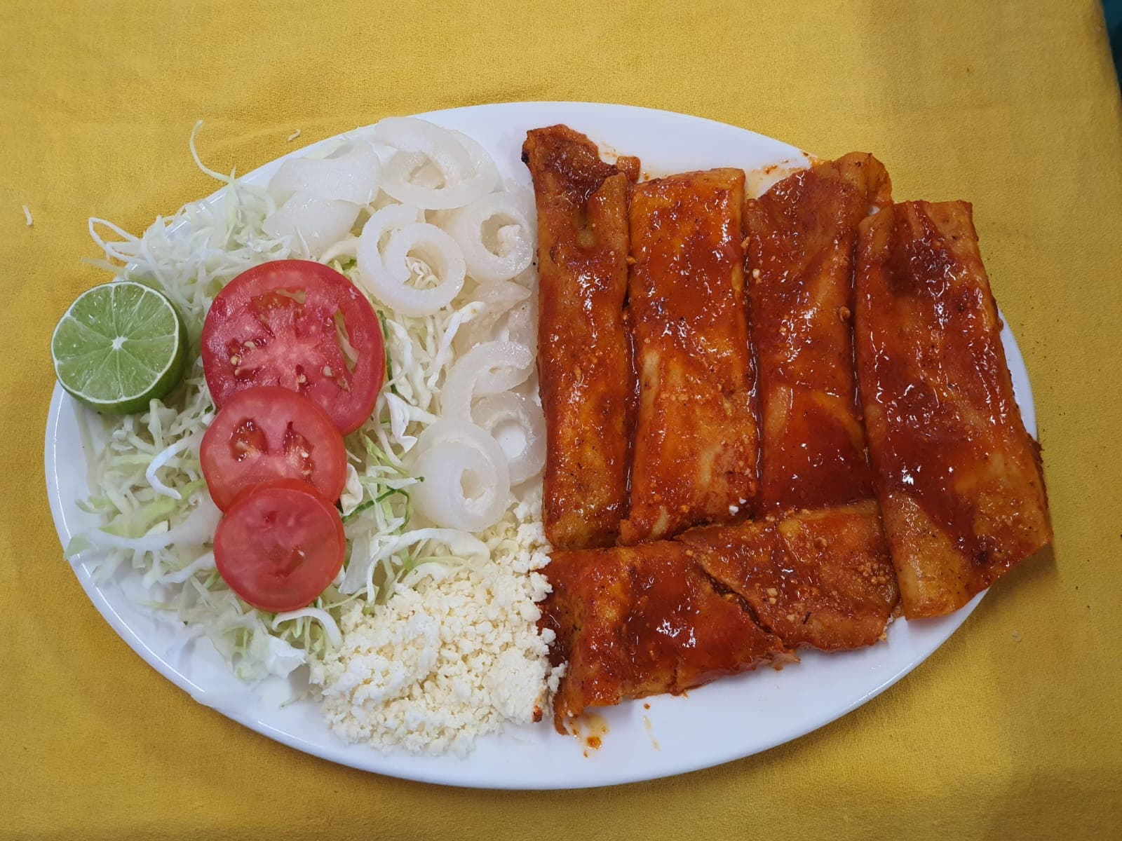 Orden con 5 Enchiladas