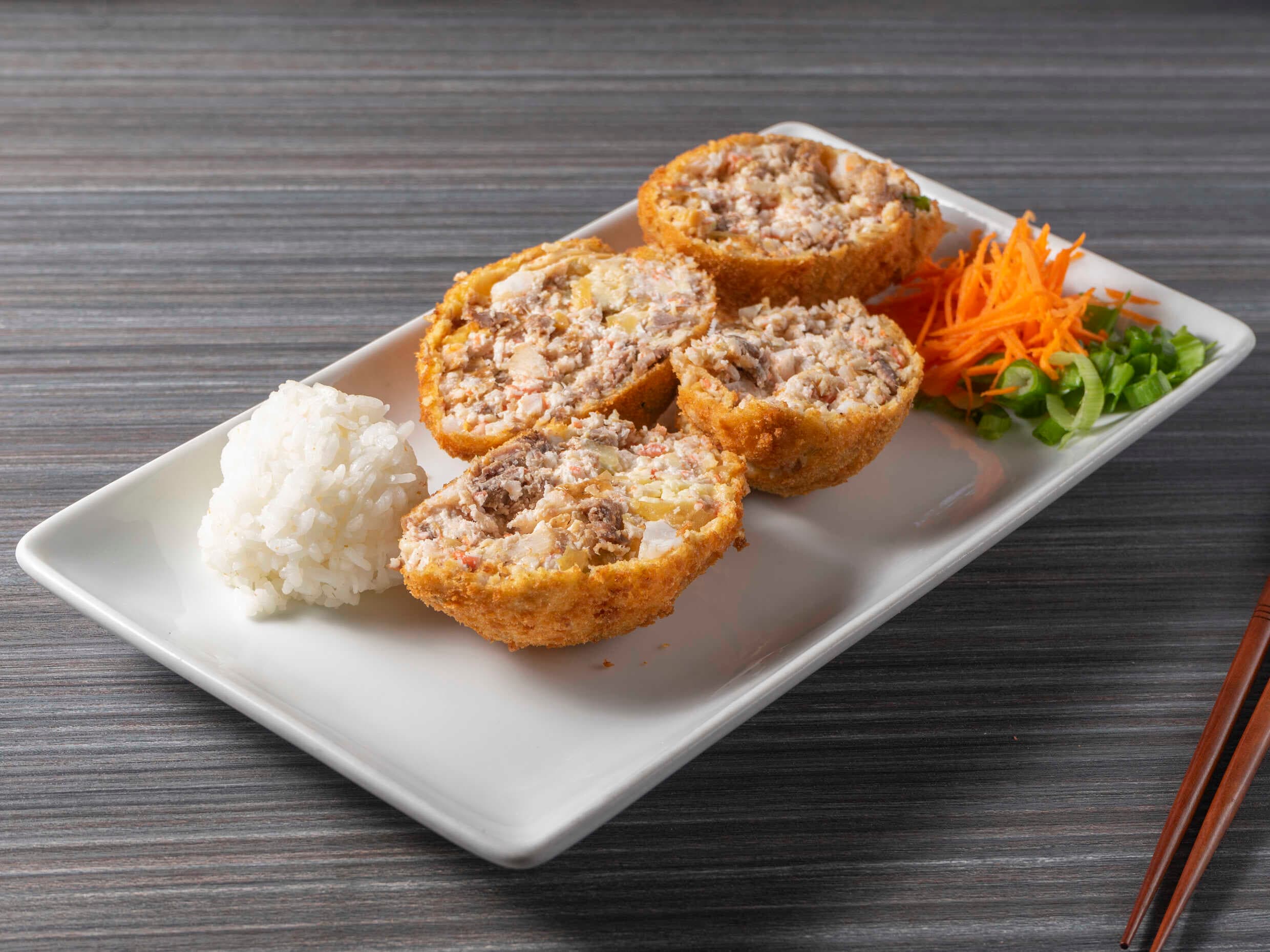 Chiles caribe rellenos