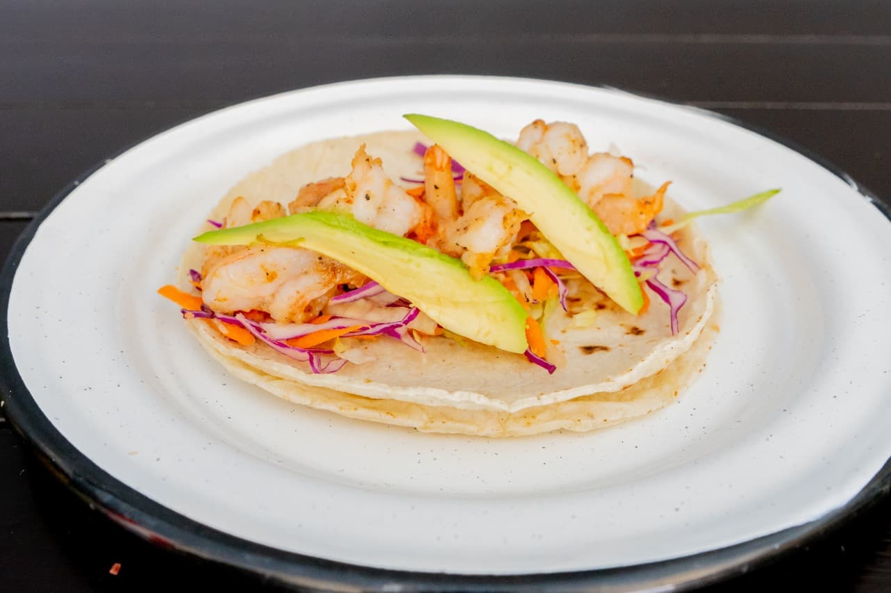 Taco de Camarón a la Plancha con Ajo
