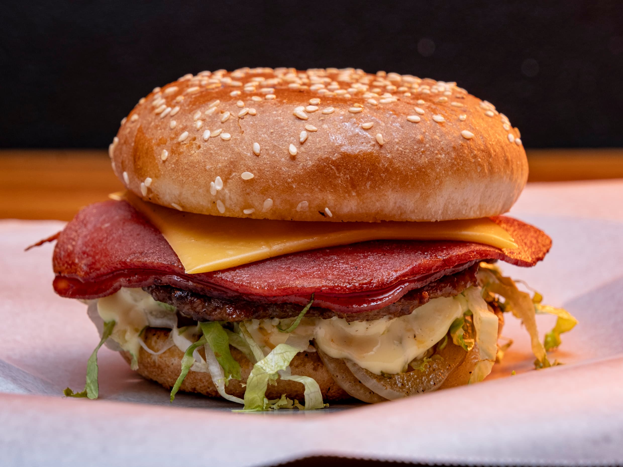 Hamburguesa de Jamón y Queso