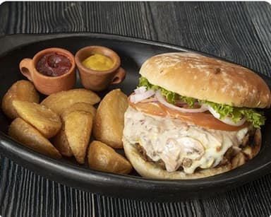 CANNIBAL  🍔 CHAMPIÑON + 🍟 + 🥤