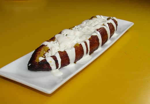 Platanito Con Queso Y Crema